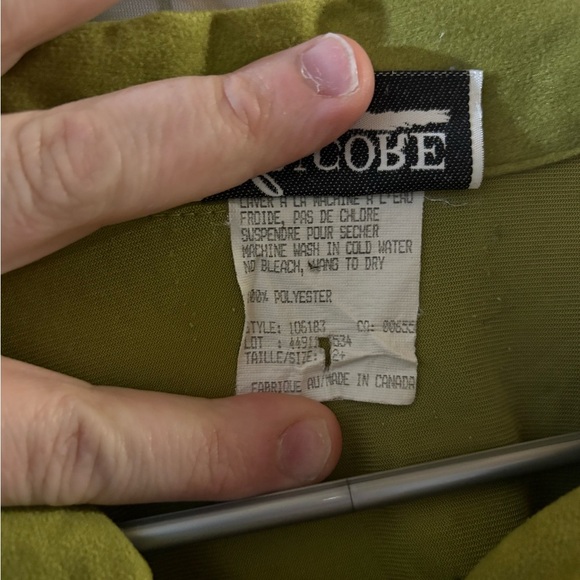 Vintage Encore Jeans Olive Button Down Shirt - Picture 6 of 10